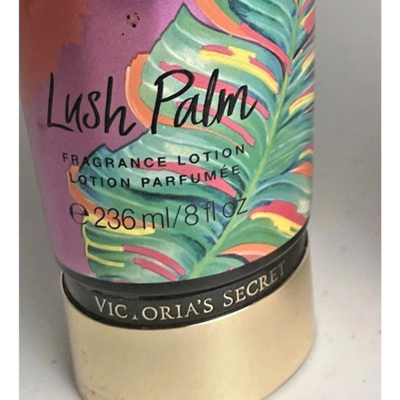 Victoria's Secret LUSH PALM Body Spray Mist & Lotion Lot 8 oz Retired Fragrance - Picture 7 of 8